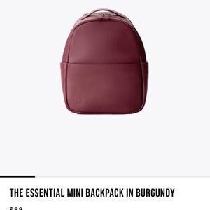 Burgundy Mini Backpack (brand new)